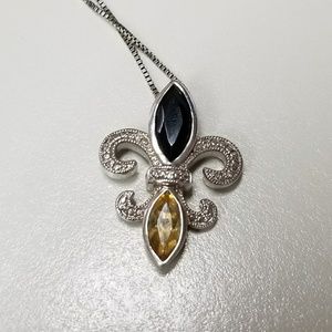 Treat Yo Self!! Fleur De Lis Necklace